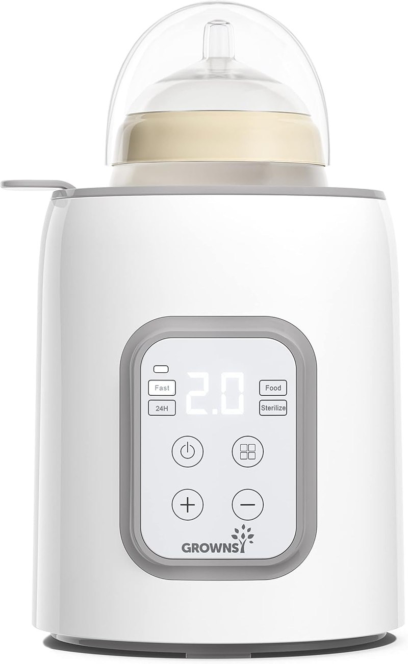 GROWNSY 8-in-1 bottle warmer with control panel