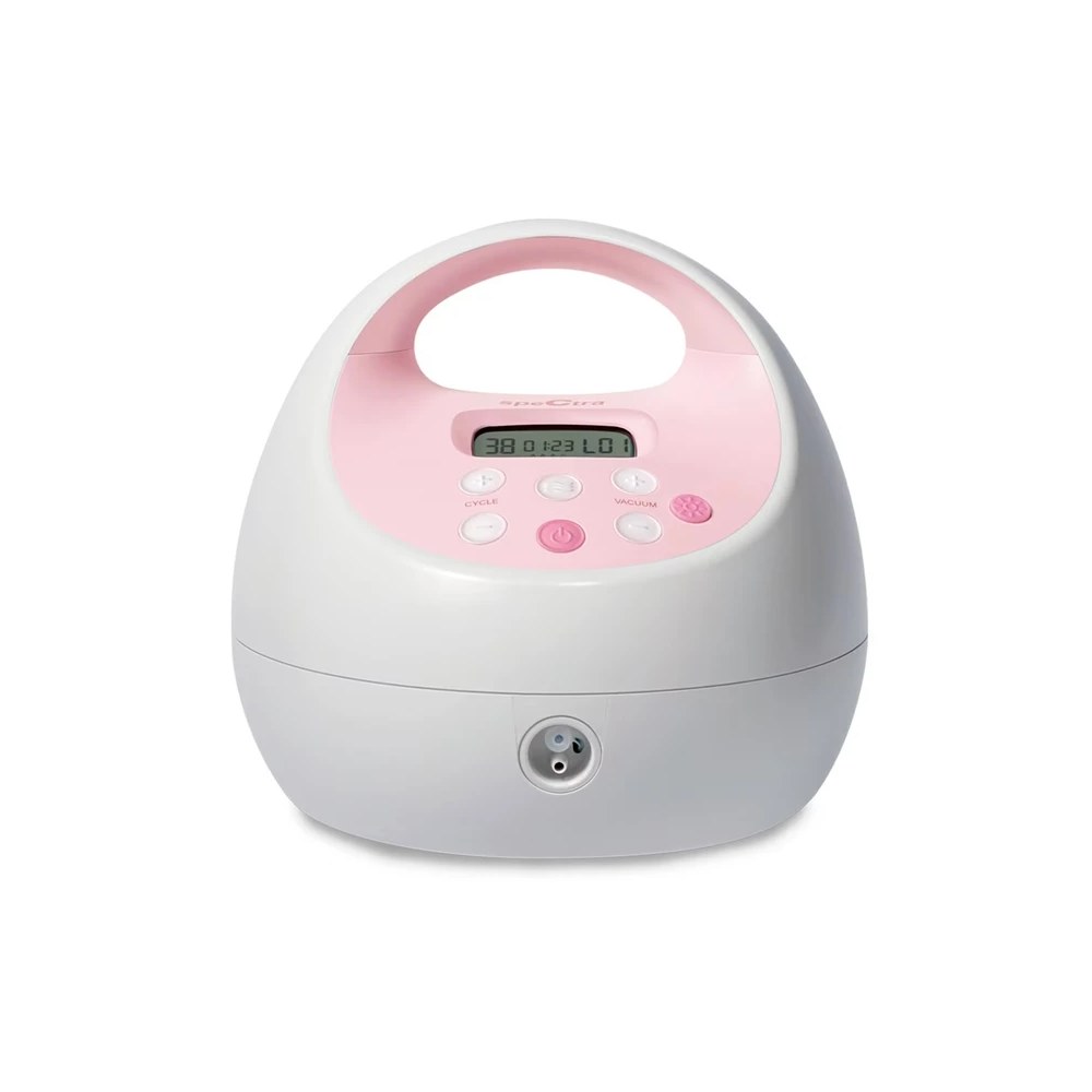 Spectra S2 Plus double electric breast pump in pink and white