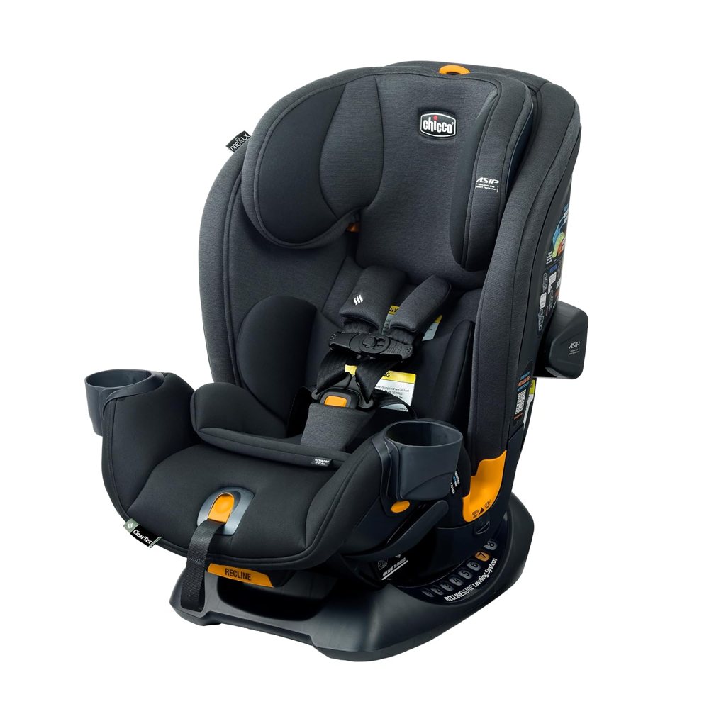 Chicco OneFit ClearTex all-in-one car seat in Slate