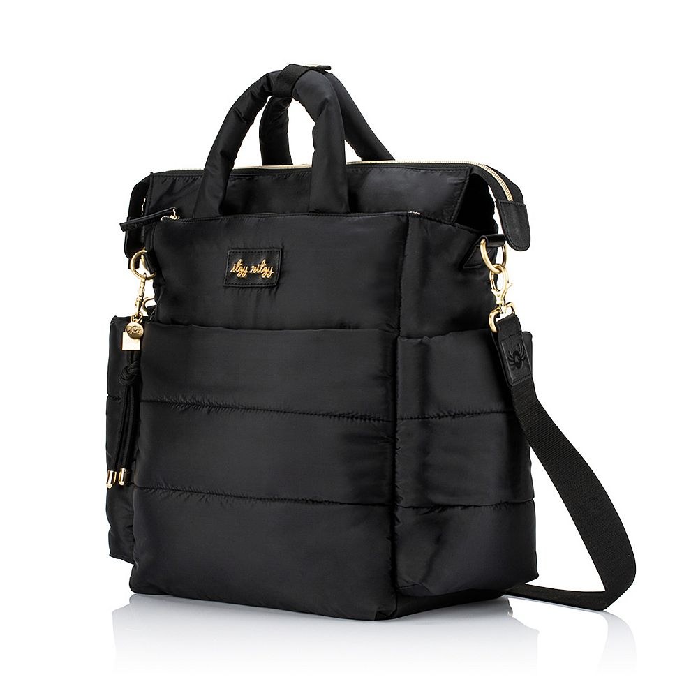 Itzy Ritzy Dream Convertible diaper bag tote in Midnight Black