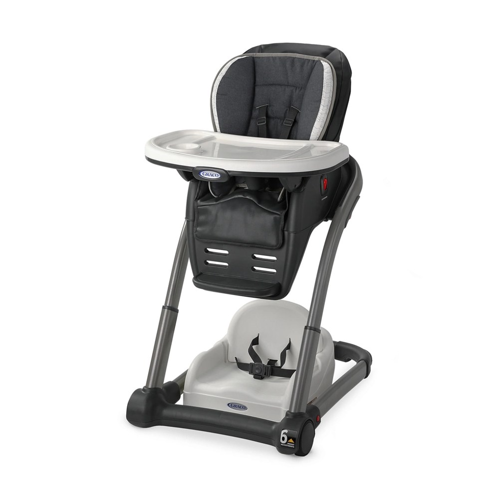 Graco Blossom 6-in-1 convertible high chair in Redmond with its booster separated