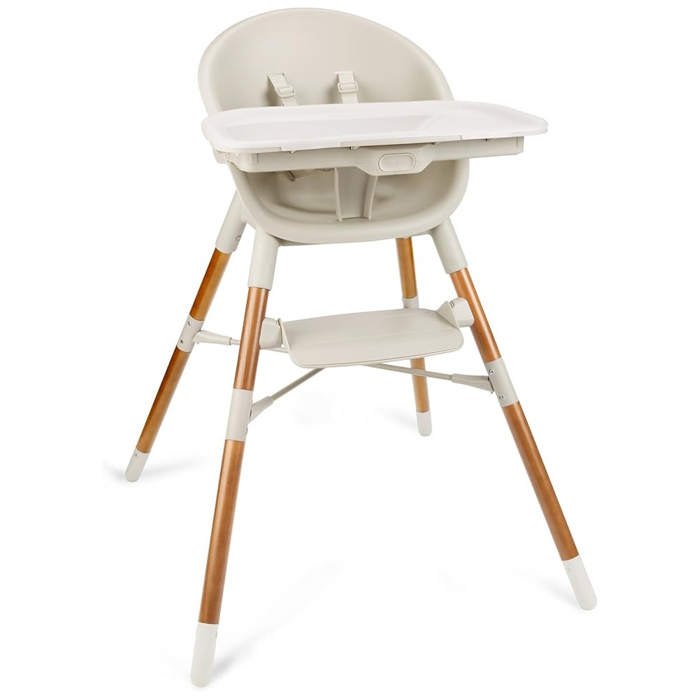Skip Hop EON 4-in-1 high chair in Oat with beech wood legs