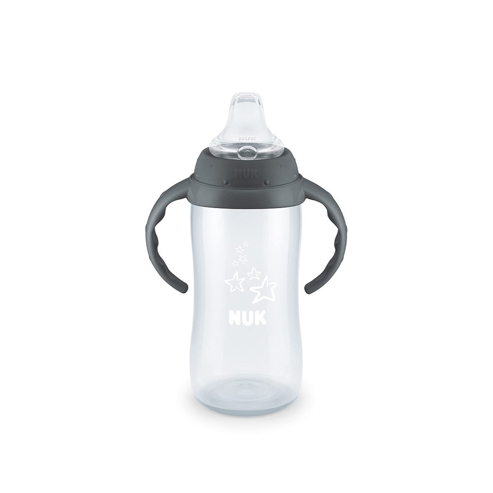 NUK Learner Cup with soft spout and removable handles, 10 ounce