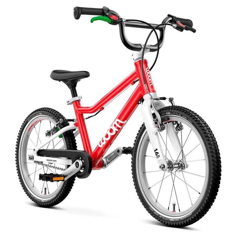 woom GO 3 16-inch kids bike in red