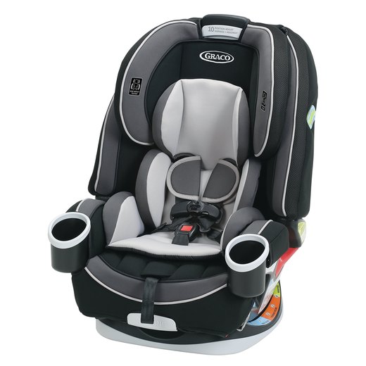 A convertible car seat